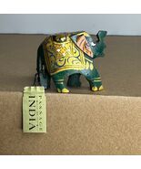 Passage to India Hand Painted Green Elephant Figurine Wood Carving - €12,11 EUR Passage to India Hand Painted Green Elephant Figurine Wood Carving - €12,11 EUR