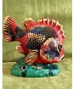 1960s French Porcelain Kitsch art fish lamp - €323,62 EUR