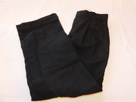 George Boy&#39;s Youth Pants Black Pleated Front Slacks Size 10 GUC Pre-owned - £10.07 GBP