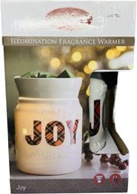 Candle Warmers Illumination Fragrance Warmer for Wax Fragrance Red Plaid Joy - £15.77 GBP