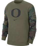 NWT men&#39;s small nike oregon ducks crew sweatshirt military appreciation ... - $47.49