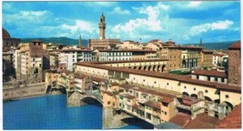 Postcard The Ponte Vecchio Bridge Florence Italy 3&quot; x 6&quot; - $3.95