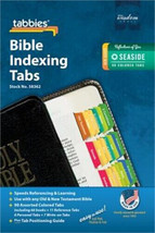 Tabbies Bible Indexing Tabs Seaside 90 Colored Tabs Tabbies Wisdom Tools - £6.83 GBP