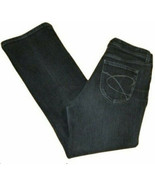 Chicos Jeans Boot Cut Womens Size 0 Short (4P) Quarty Platinum Black Denim - £7.74 GBP
