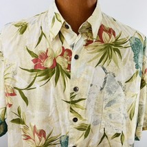 Vintage Island Connection Honolulu Hawaiian Aloha 2XL Shirt Floral Tropical - £32.16 GBP
