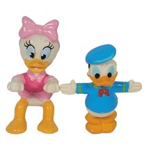 Vintage Disney Donald Duck &amp; Daisy Duck PVC Figure Lot  - £4.68 GBP