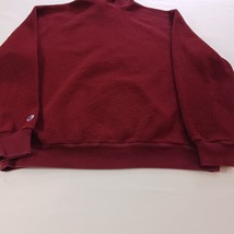 Champion Athleticwear Men's 1/4 Zip Red Cotton Blend Sweatshirt Hoodie Size L image 14