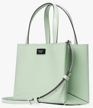 Kate Spade Sam Icon Small Tote Mint Green Spazzolato Leather Bag K8818 NWT - £101.66 GBP
