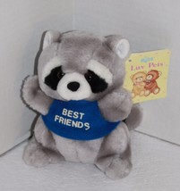 Russ Berrie Raccoon Best Friends Luv Pets 6&quot; Stuffed Animal 185 Plush So... - £9.86 GBP
