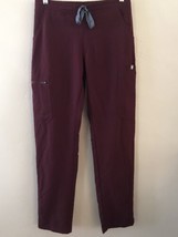 Figs Technical Collection Scrub Pants Size XS Womens Burgundy Style TW2000 - £14.62 GBP