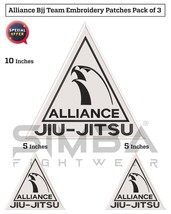 BJJ Alliance Embroidery Patch Jiujitsu Gi Patches Alliance Kimono Patche... - $30.99