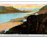 Crown Point Vista House Columbia River Highway Oregon OR UNP WB Postcard... - $2.92