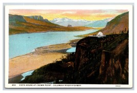 Crown Point Vista House Columbia River Highway Oregon OR UNP WB Postcard N19 - £2.29 GBP