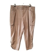 Eddie Bauer Women&#39;s Size 12 Quick Dry Stretch Comfort Travel Travex Capr... - €15,88 EUR