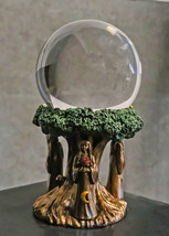 Triple Goddess Mother Maiden Crone With Celtic Tree Of Life Scrying Gazing Ball - £36.76 GBP