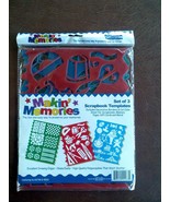 3 Makin&#39; Memories Scrapbook Templates School Party Backgrounds - $13.49 CAD