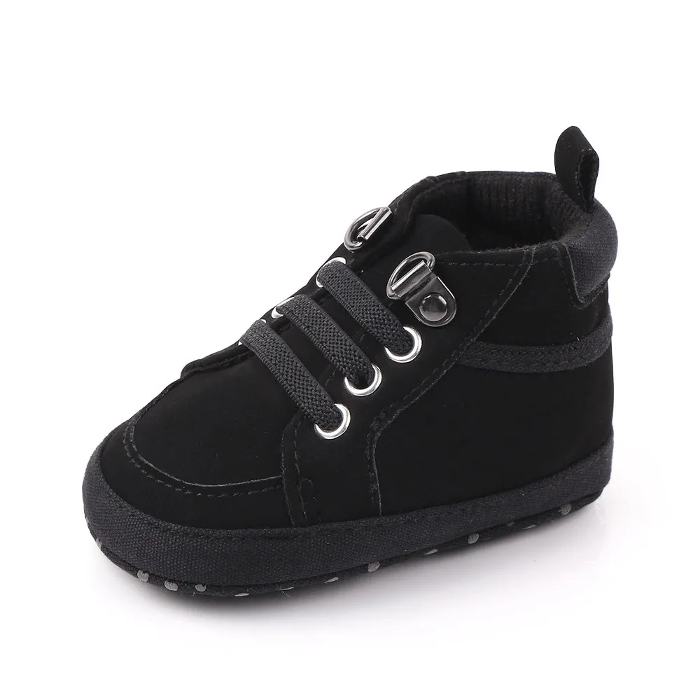  Newborn Baby Boy Shoes Soft Sole Crib Shoes Warm Boots Anti-slip Sneaker Solid  - £113.78 GBP