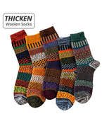 Men Winter Socks Business 5 Pair | Wool Winter Socks Mens | Wool Boot - £18.24 GBP