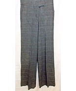 H &amp; M Pants Wool Blend Stretch Washable Gray Plaid size 4 Eur 34  - $16.69 CAD