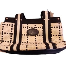 Tommy Hilfiger Handbag Faux Weave Shoulderbag TAN tag READ - £28.67 GBP