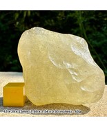 Rare Libyan Desert Glass Tektite - Genuine Specimen w/ Certificate of - $218.78