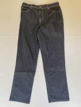 Gloria Vanderbilt Jeans 32x30.5 Dark Blue Amanda High Waist Straight Leg... - £14.68 GBP