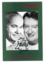 Just For Laughs Program Tim Conway Tom Poston 1994 Majestic Theatre Dall... - £9.34 GBP