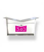 The ButterFly Box in WHITE Wall-Mounted Mailbox.  Midcentury Modern. Con... - $4,818.51 MXN