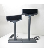 2x Verifone P040-08-300 2-Line Customer Pole Display with Stand &amp; Cable ... - £78.29 GBP