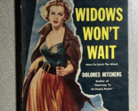WIDOWS WON&#39;T WAIT by Dolores Hitchens (Dell) mystery paperback - £11.05 GBP