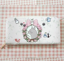 Japanese Cute Totoro Women Clutch Wallet PU Leather Wallets Female Long Wallet L - £14.68 GBP