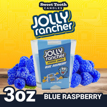 Candle - Blue Raspberry Scented Candle 3oz - Jolly Rancher Blue Ras 3 Oz Candle - £7.93 GBP