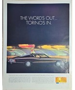 1968 Ford Torino Vintage Print Ad  - $160.03 MXN