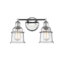 Millennium Lighting 2-Light Bath Vanity 2342-CH 9&quot; Tall and 14.75&quot; Wide , Chrome - £115.90 GBP