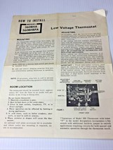 Vintage Singer Company ~ Low Voltage Room Thermostats, 360BHA , 360BHRPA... - $9.12