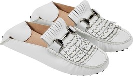 Womens Slip On Loafers/Slides Convertible Tassel Driving Shoes Moccasin (Size:7) - £13.99 GBP