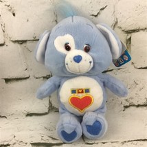Care Bear Bears Cousins Loyal Heart Dog Blue 8&quot; Plush Stuffed Animal 200... - £15.54 GBP
