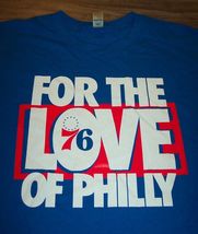 PHILADELPHIA SIXERS 76ERS NBA FOR THE LOVE OF PHILLY T-Shirt MENS LARGE - $19.80