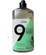 9 Elements Liquid Dish Soap - Eucalyptus Scent 16 oz DENTED - $13.85