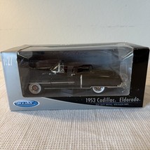 Welly 1953 Cadillac Eldorado 1/27 Collection Black Convertible Diecast S... - $22.50