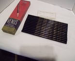 Vtg Box of 12 Venus Indelible Copying Pencils No 3 Med. 165 American Pen... - £23.67 GBP