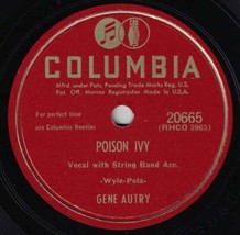 Gene Autry 78 Poison Ivy / A New Star Is Shining In Heaven EE- SH2E - £5.40 GBP