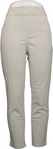 Gloria Vanderbilt Womens Pull On Crop Pant Size:12 Color:Beige - £30.30 GBP