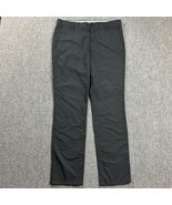 Kit &amp; Ace Pants Mens 34x32 Black Chino Casual Straight Leg Adults - $730.94 MXN