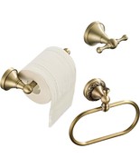 Flybath 3Pc Set - Oval Towel Ring, Toilet Paper Holder And Towel Hook Wall - $87.67 CAD