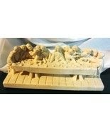 Vintage &quot; The Last Supper &quot; Carved Sculpture Made in England - £14.92 GBP