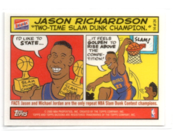 2003-04 Bazooka Comics Jason Richardson #14 Golden State Warriors Slam Dunk NM - £2.31 GBP