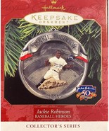 Hallmark Jackie Robinson Baseball Heroes 1997 Keepsake Ornament - New - £5.50 GBP