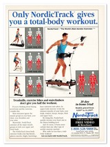 NordicTrack Total-Body Aerobic Exerciser Vintage 1993 Print Magazine Ad - £7.67 GBP