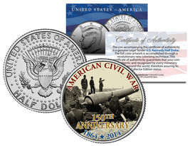 CIVIL WAR - 150th Anniversary * Fort Putnam * JFK Kennedy Half Dollar U.... - £6.69 GBP